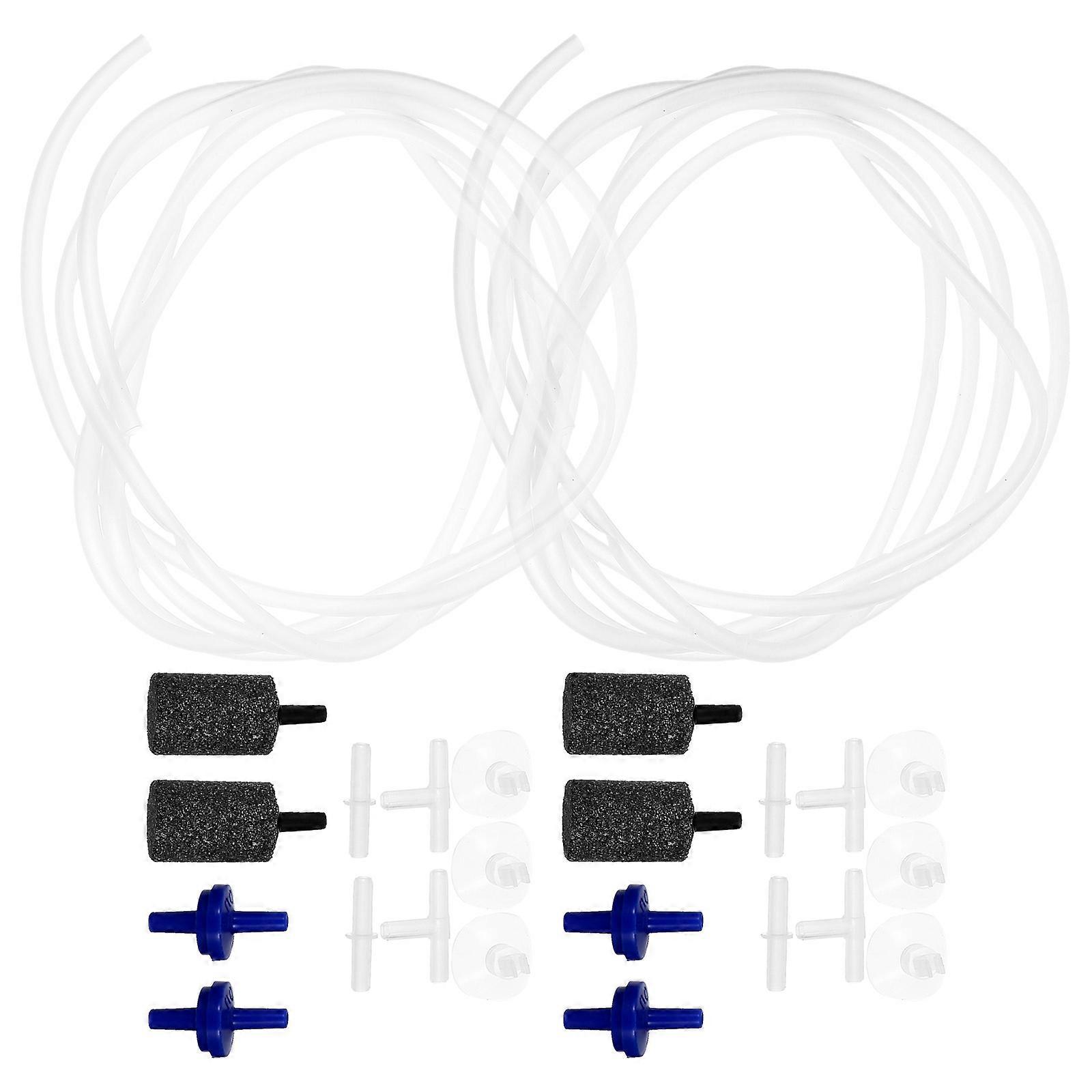 Air Pump Connect Pipe Oxygen Supply Accessory For Oxygen Pump Assorted Color 3.5X2X2cm 2 Sets