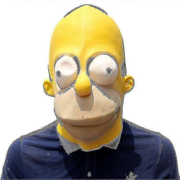 Simpson Mask Halloween Latex Mask