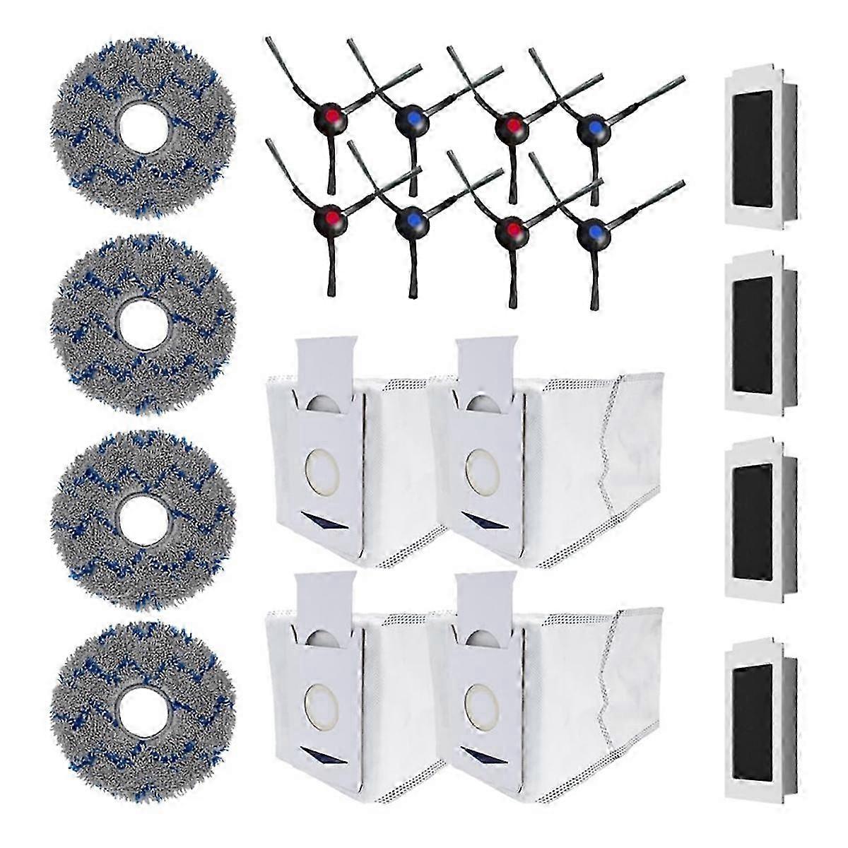 HEPA Filter & Side Brush Kit for T30 Pro Omni Robot Vacuum Cleaner - Essential Replacement Accessories for Optimal Performance