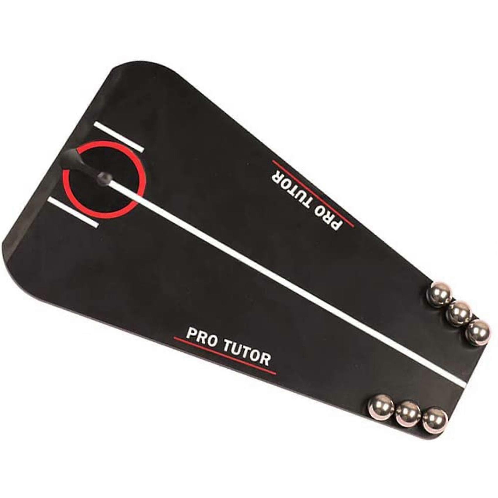 Golf Putting Tutor Training Aid with Free Zipper Case - Indoor/Outdoor Golf Putting Trainer for Improved Skills and Accuracy