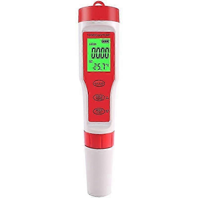 Vier in einem pH-Wasserqualitäts-Teststift