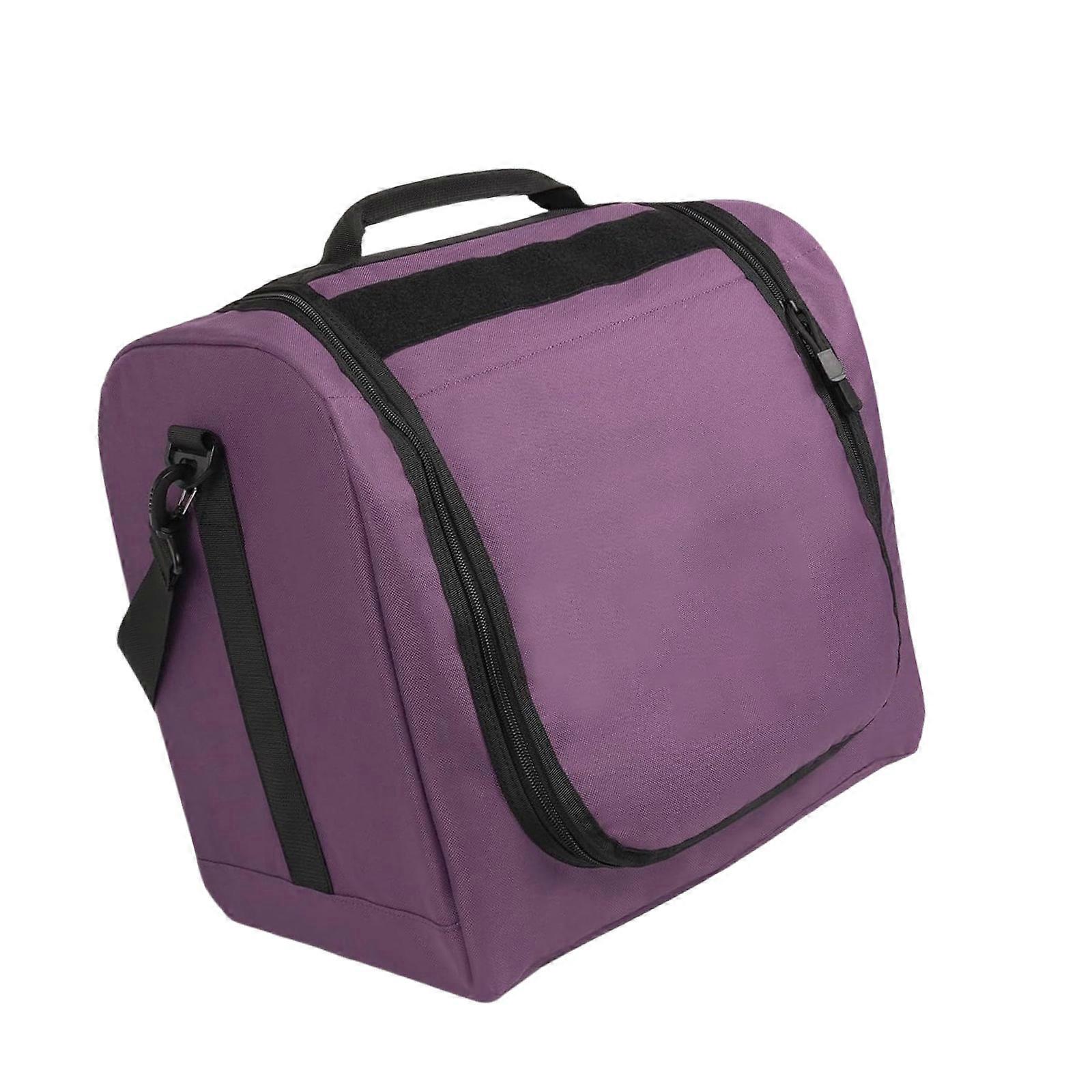 Multiple Layer Protective Hat Storage Pouches Quick Zippered Access Designs for Baseball Hat and Snapbacks  Purple