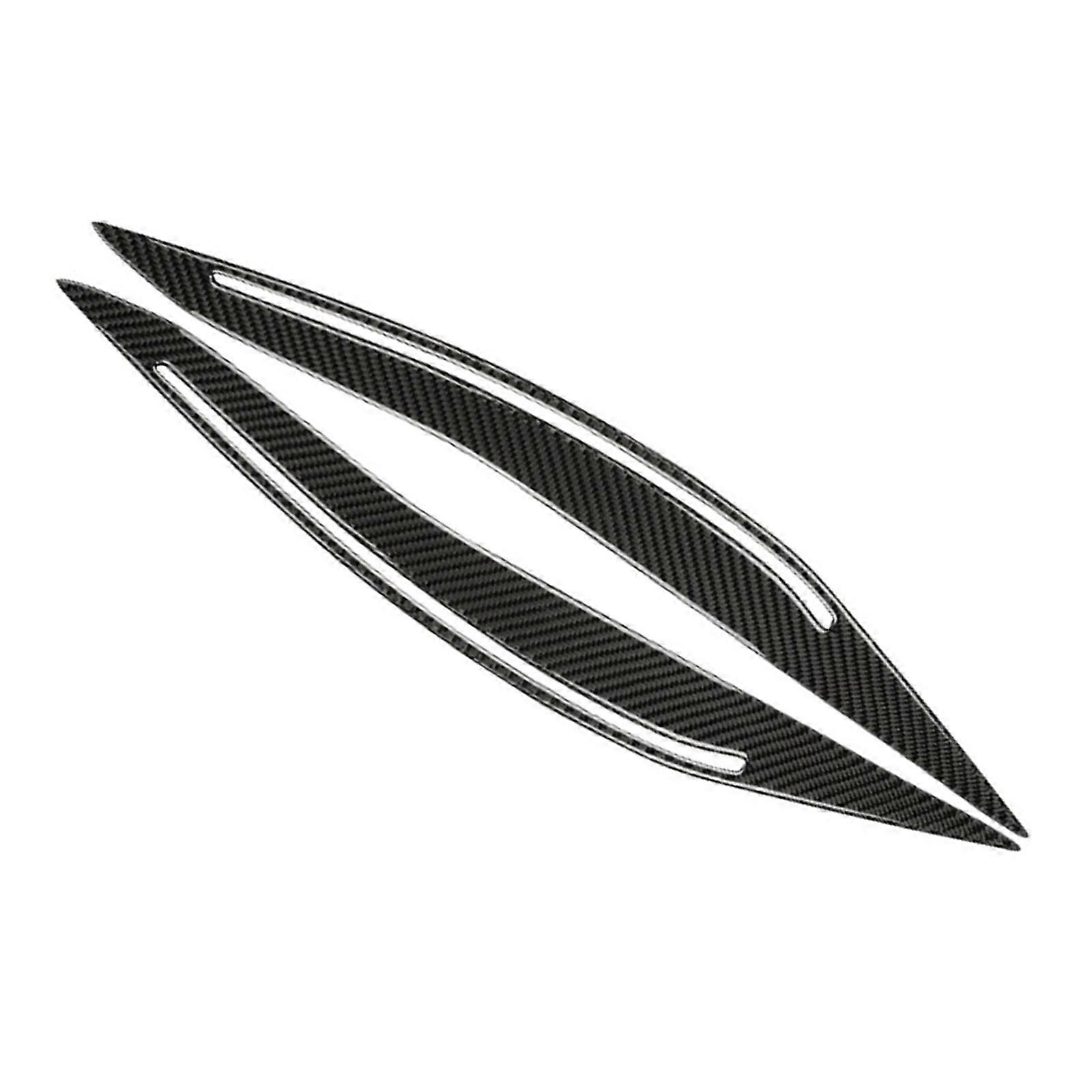 Carbon Fiber Headlight Decoration Eyebrows Lids Spoiler Bodykit, Multiple Color Option, None Damage Installation for F10 Multicolor