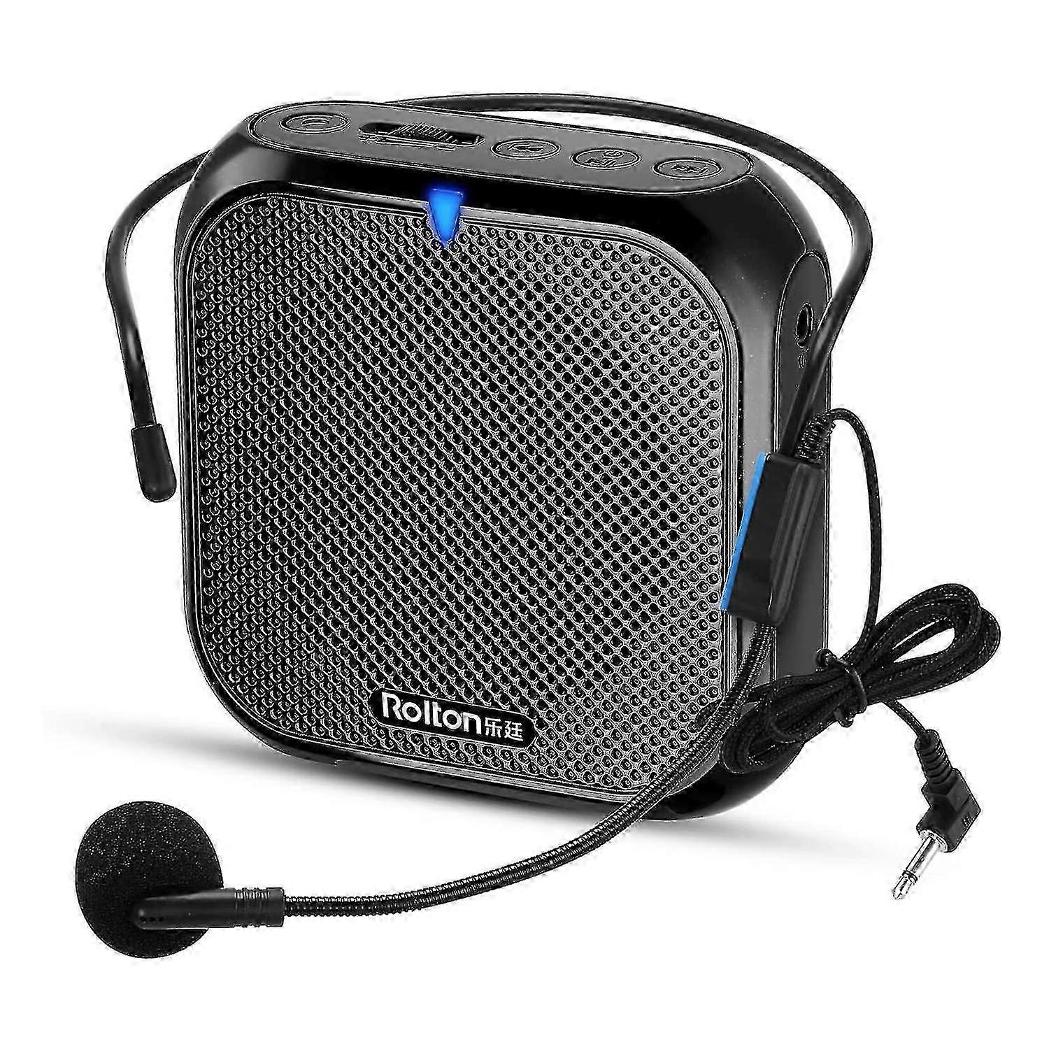 Portable PA System with Microphone & Loudspeaker - Voice Amplifier for Personal Use