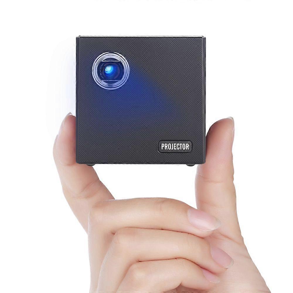 C80 DLP portable HD Projector 120-inch Giant Screen Projector Blu-ray 4K, Android 7.1.2, 2GB + US Plug