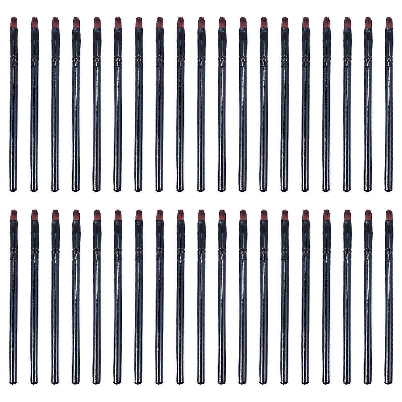 Lip Brush Black Multi-Function Lipstick Applicator for Makeup Use 50Pcs