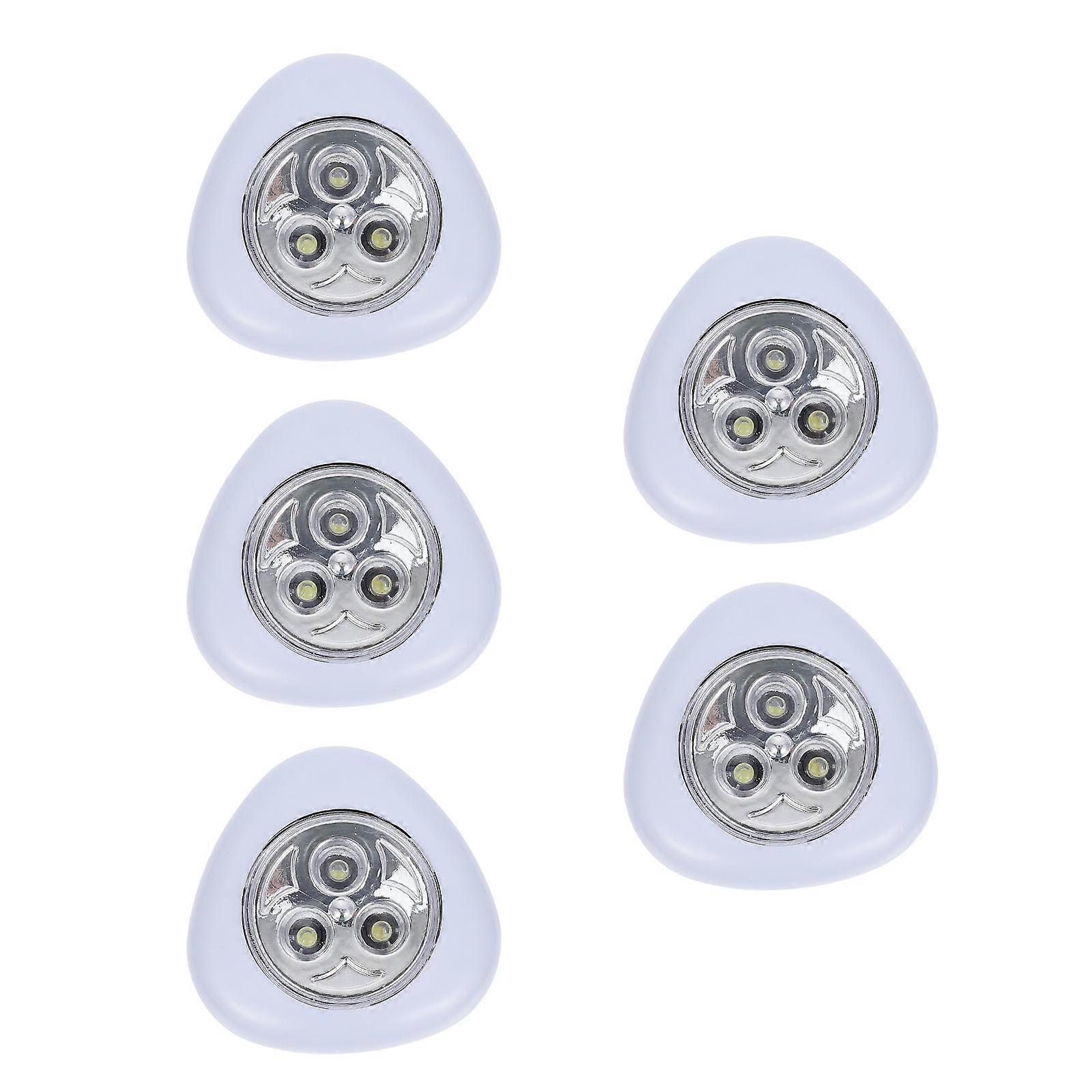 5pcs Touch Control Night Light LED Indoor Lamps for Bedroom – Compact, Battery Powered, Space Saving Design for Small Room Atmosphere Lighting