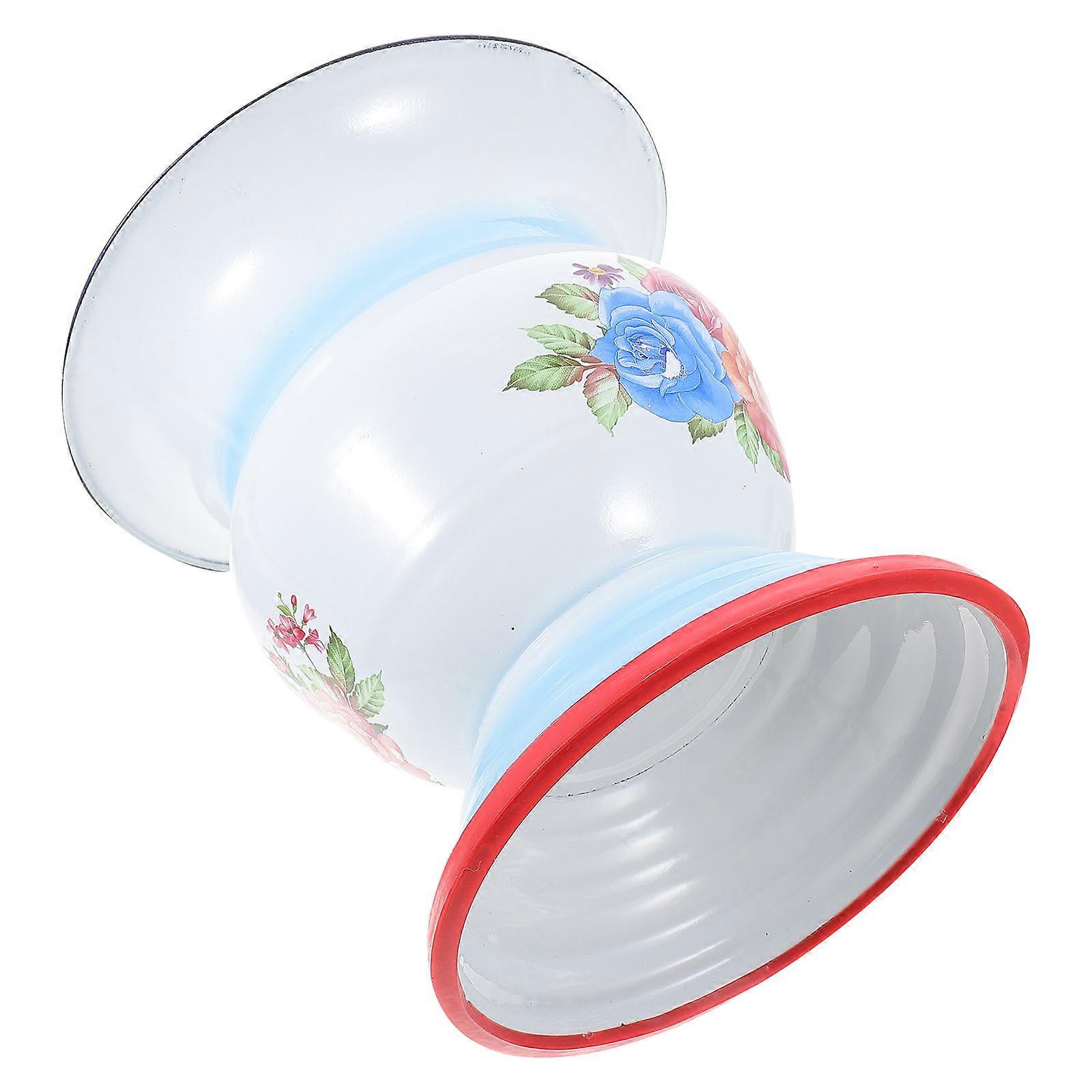 Decorative High-Footed Spittoon Retro Urinal Pail Pot Compact Size Light Weight 1 Set