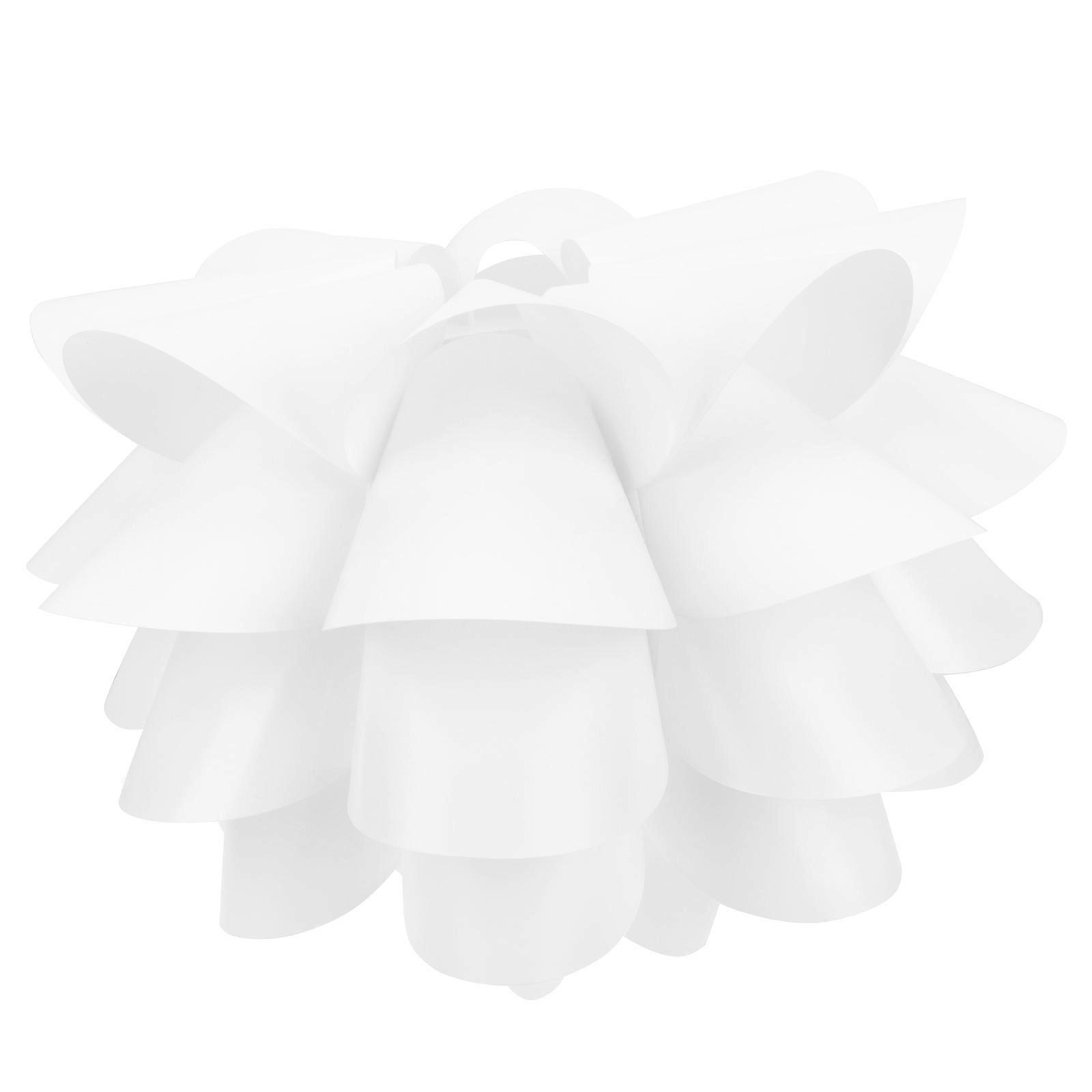 Lotusshaped Ceiling Lampshade for House Use White Durable PP Light Cover 10.5x10.5x4.5 Inches