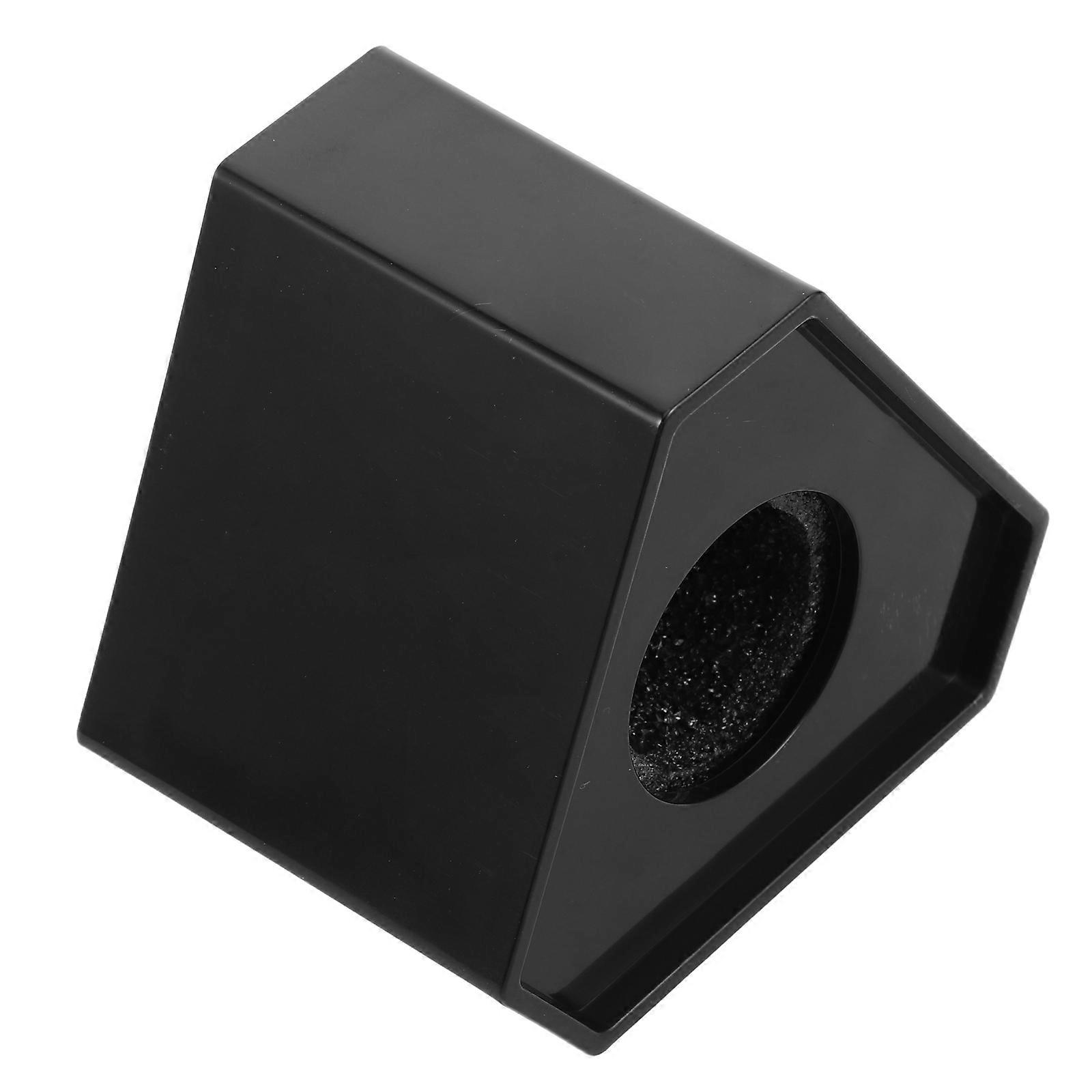 Mic Flag Portable Microphone Flag Station for Interviews Black