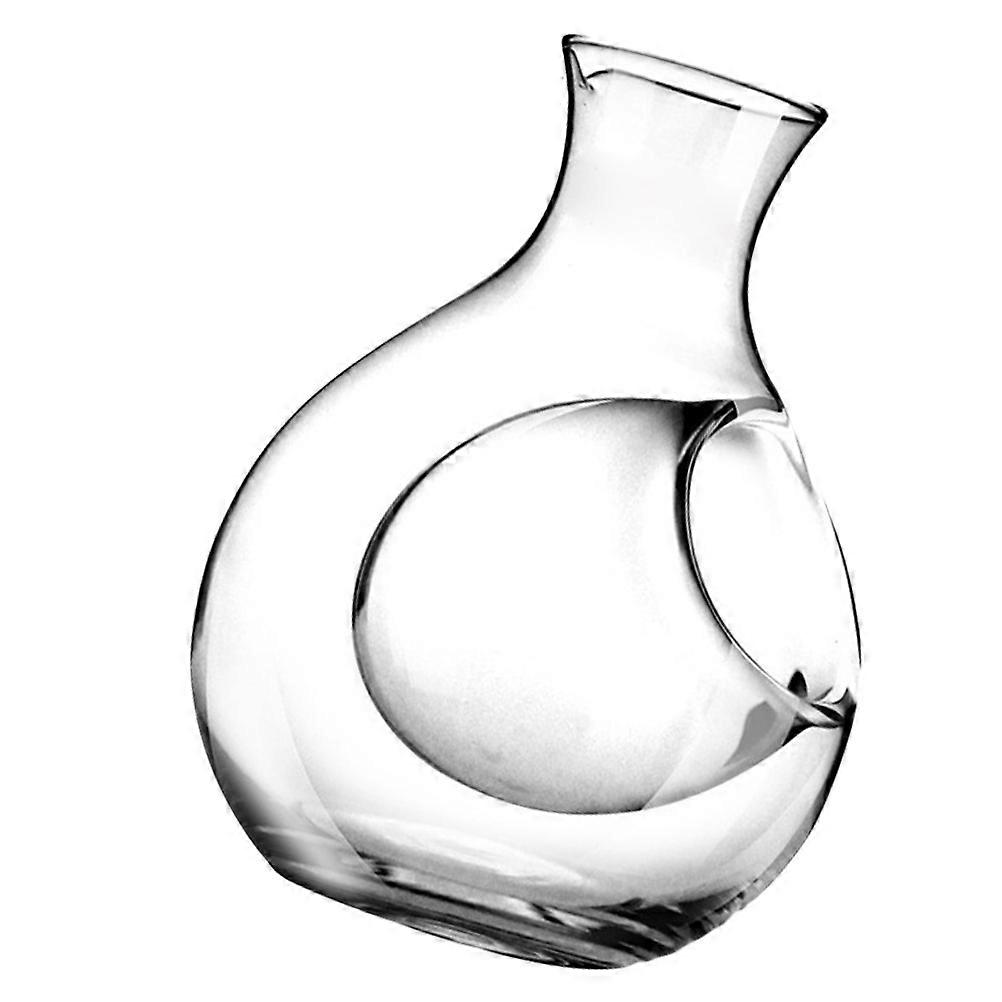 Transparent Glass Wine Decanter for Home Use with Simple Design 250ml