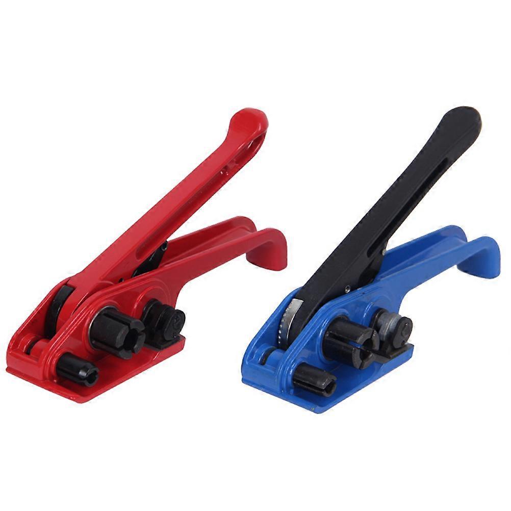 Packing Machine Packaging Strapping Tool Plastic Steel Baler Manual Red 27x27x14cm Organize Sundries 1 Set