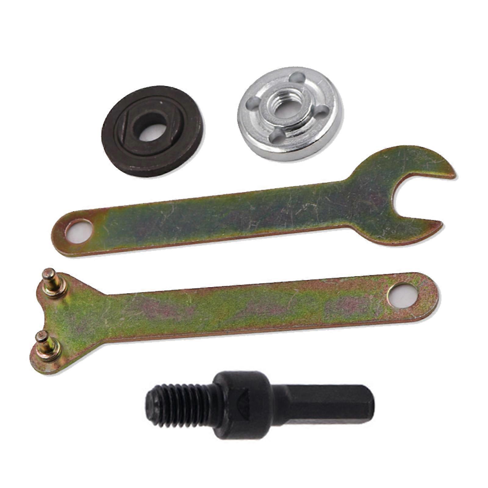 Professional Power Tool Adapter Converts Drill To Grinder Universal Compatibility Steel Construction Safety Lock Mechanism Multicolor