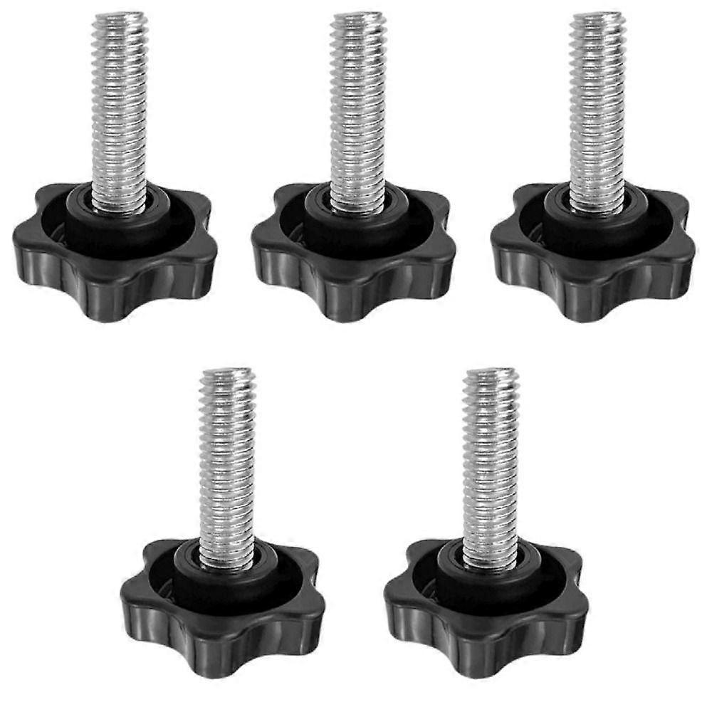 5PCS Star Shape Hex Handle Screw Plum Blossom Handle Hand Screws Professional Handle Bolt