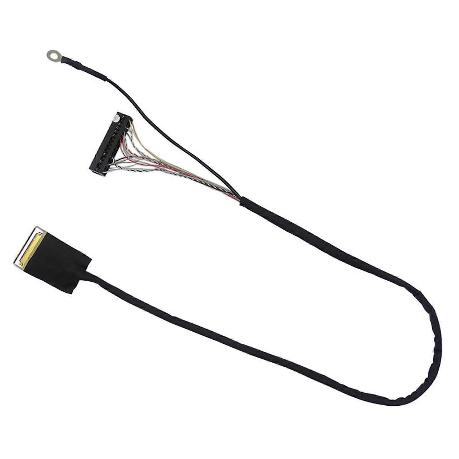 X86 EDP Screen Cable EDP LCD Screen Line 30Pin for Efficient Time Data Visualization Multicolor