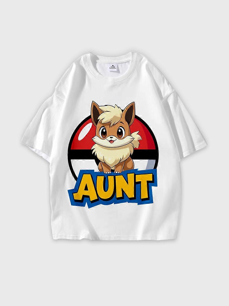 T-shirt round neck Cartoon Pattern loose short sleeve E1266