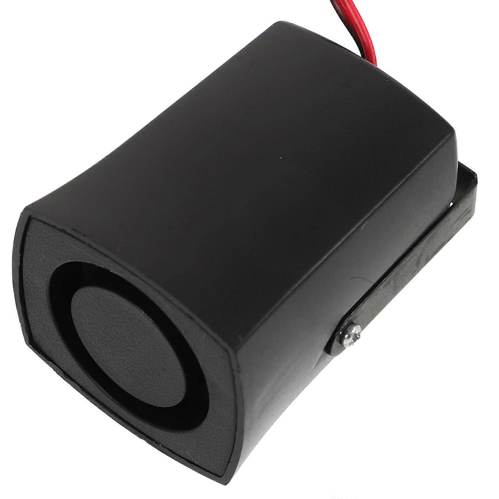 Truck Reverse Beeper Backup Horn Alarm Siren Warning Vehicle Accessory 12V Compatible Black 5.50X4.50X4.00CM Reverse Warning 1Pcs