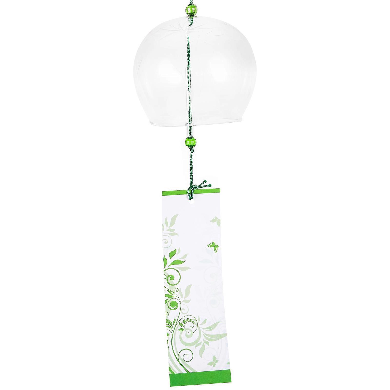 Retro Wind Chime Japanese Style Bell Garden Ornament Relaxing Sound 1Set