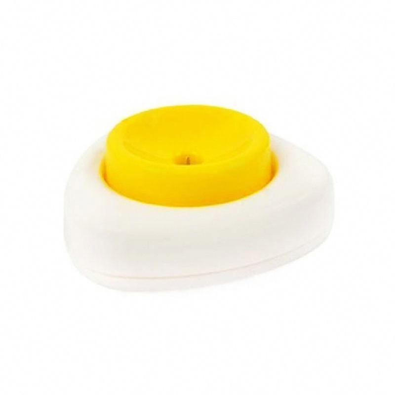 Egg Chopper Multi Cutter - Semi Automatic Kitchen Tool for Eggs (2pcs, Yellow)