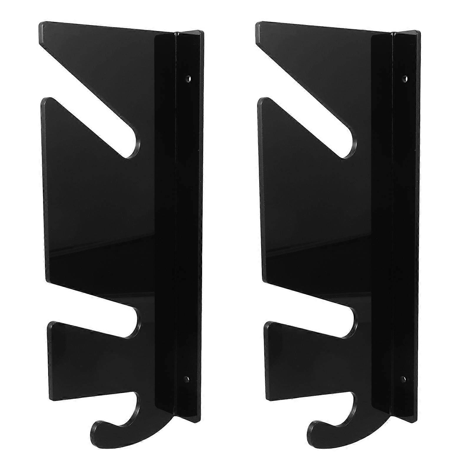 Skateboard Wall Mount Display Rack – High Strength Acrylic Horizontal Bracket with Hook for Easy Installation, Space Saving Storage for Longboards