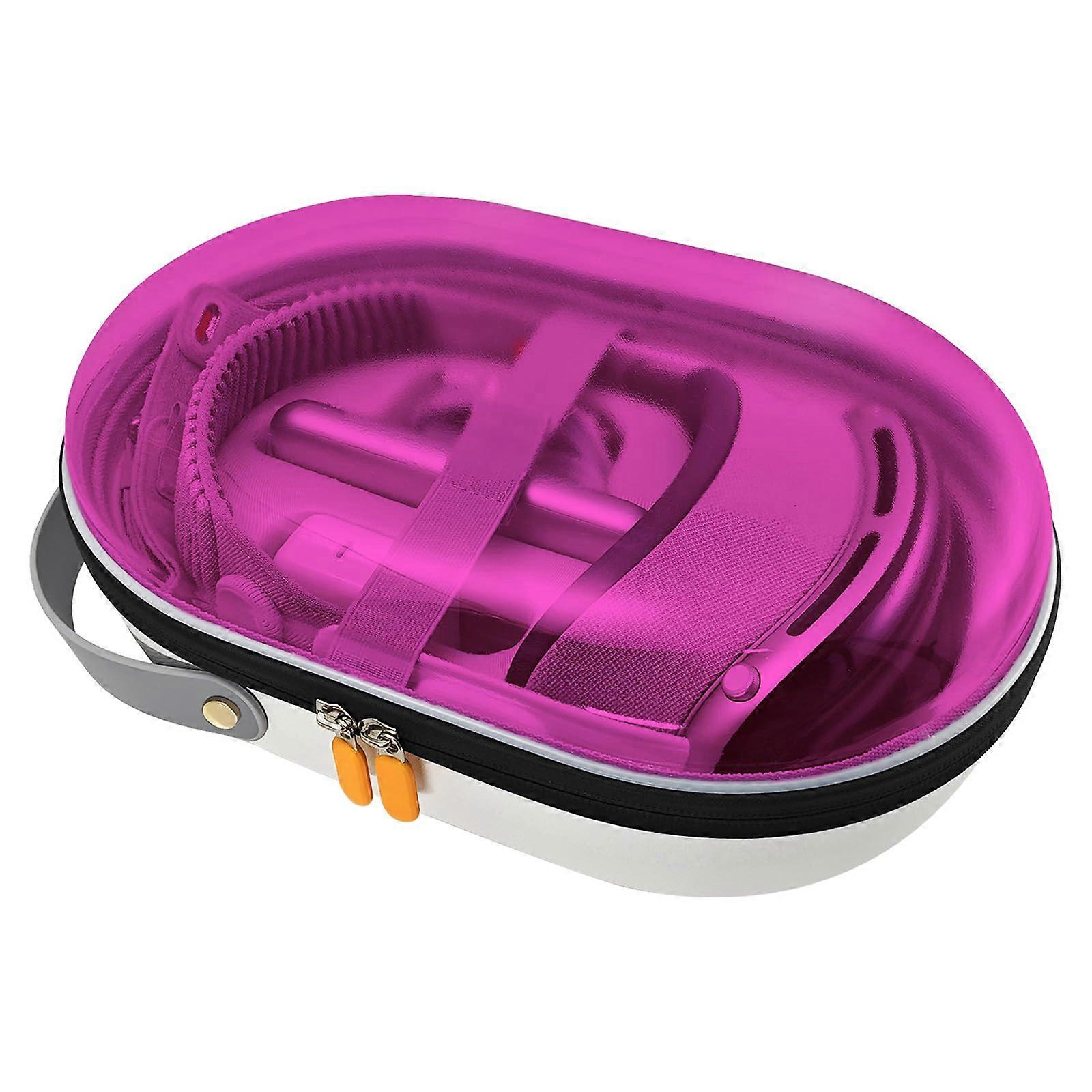Travel Case for Virtual Reality Glasses - Hard EVA Handbag with Compartments for Accessories and Battery, Compatible with Various Models