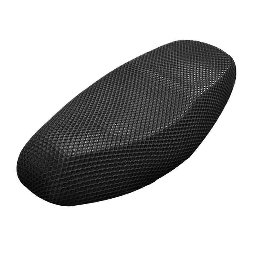 Mesh Seat Cover Summer Motorcycle Scooter Seat Cover Breathable Black (96CM56CM) 3XL