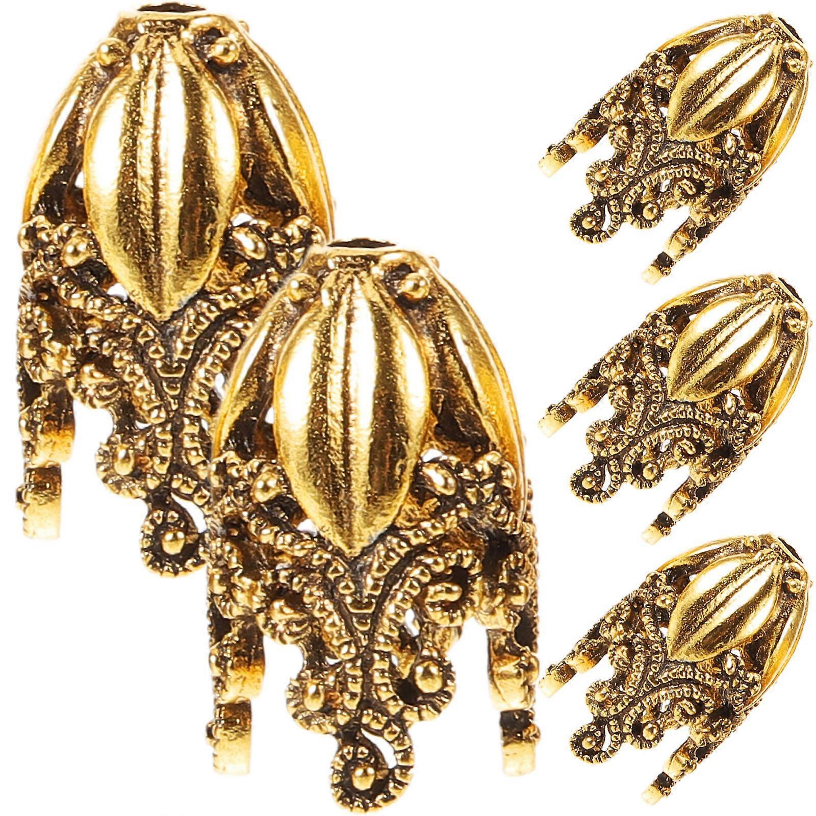 5 قطع مجوهرات صنع الخرز قبعات فاصل الخرز قبعات DIY المجوهرات الخرز قبعات زهرة الحرف الحرف قبعات الخرز