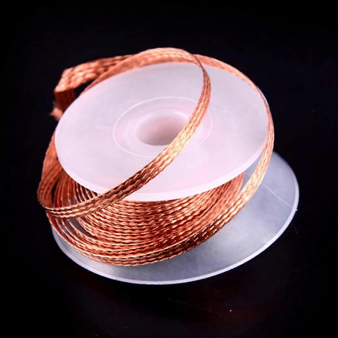 1.5 m 2.5 mm Solder Wick, Leading Braid, NoClean Flux Remover Wire for PCB Electrical