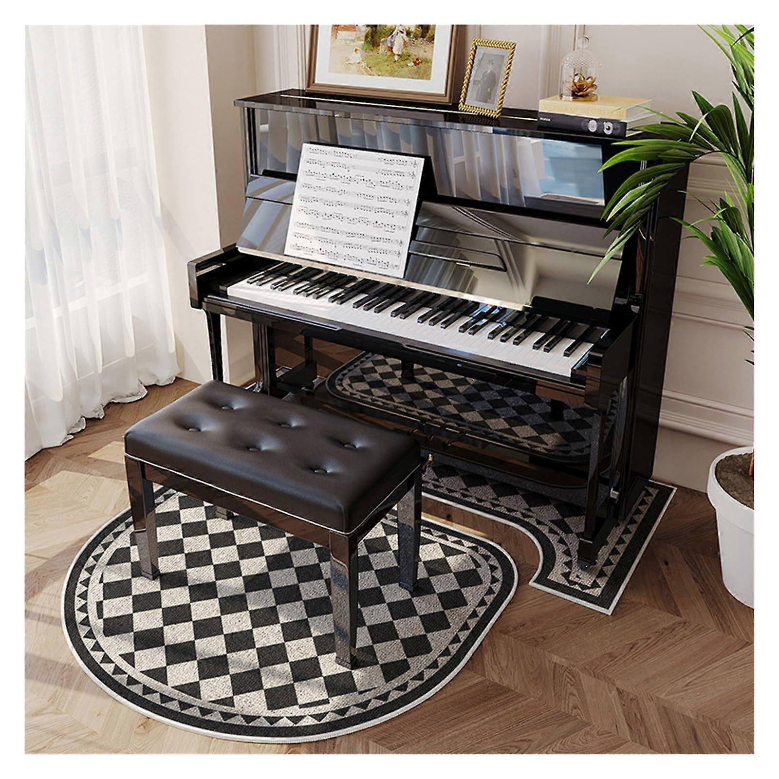 Piano Soundproofing Carpet Mat for Shock Absorption and Sound Dampening, Includes Vertical Piano Pad and Cushion