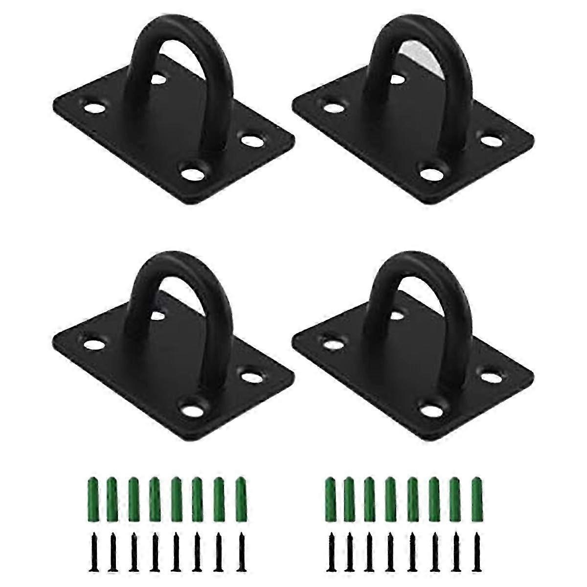 heavy duty u hook wall mount ring with screws for marine hanging hardware