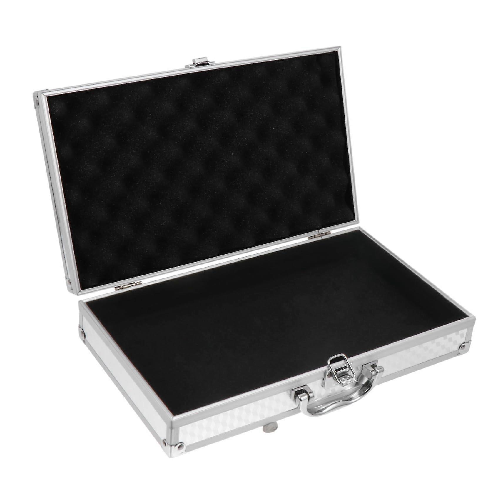 Aluminium Sound Cards Storage Case Portable Durable Box for Sound Cards Handmade Large Capacity Travel Protection