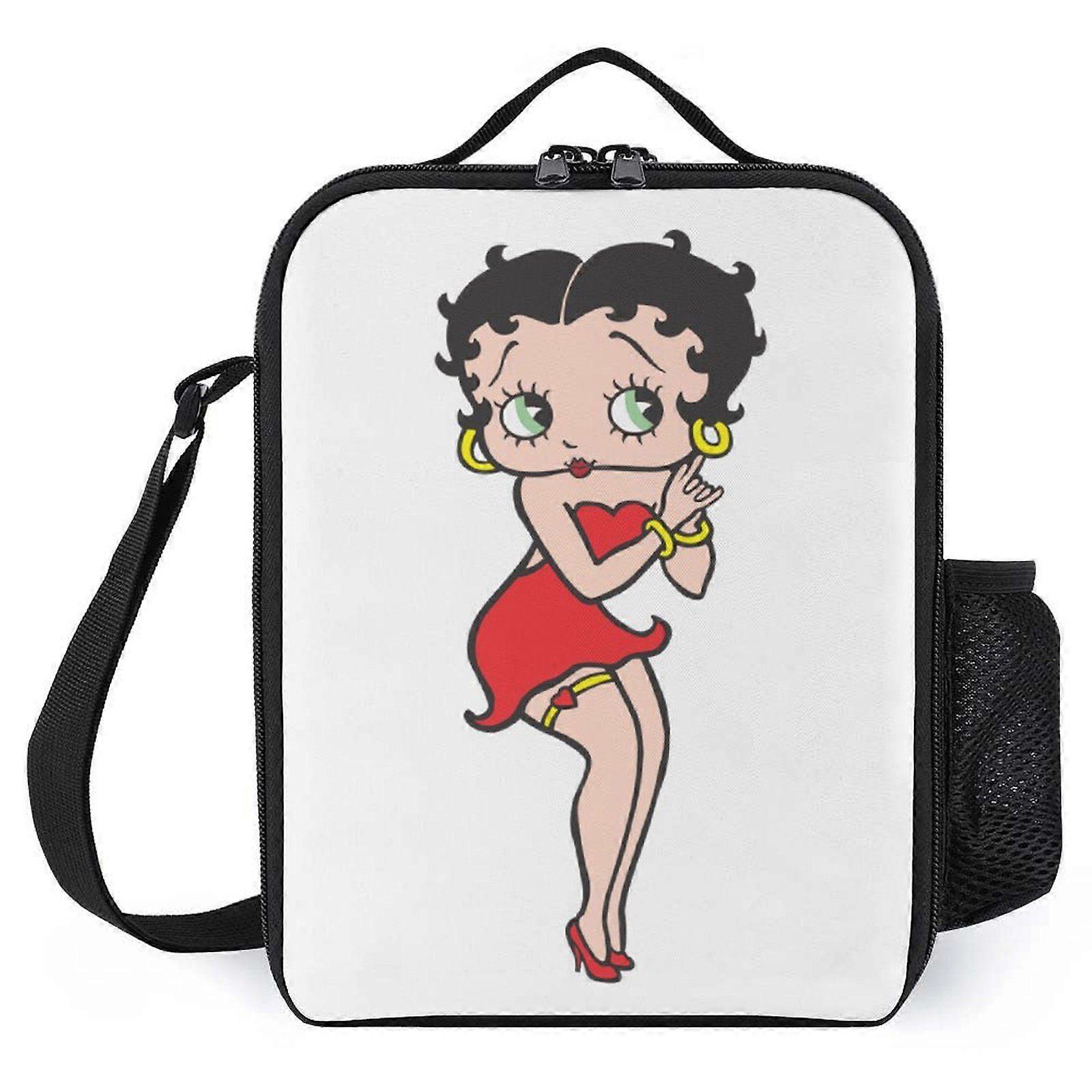 Betty boop Lunch Boxes Professional Edition, Executive Style with Document Pocket, Suitable for Business Meetings