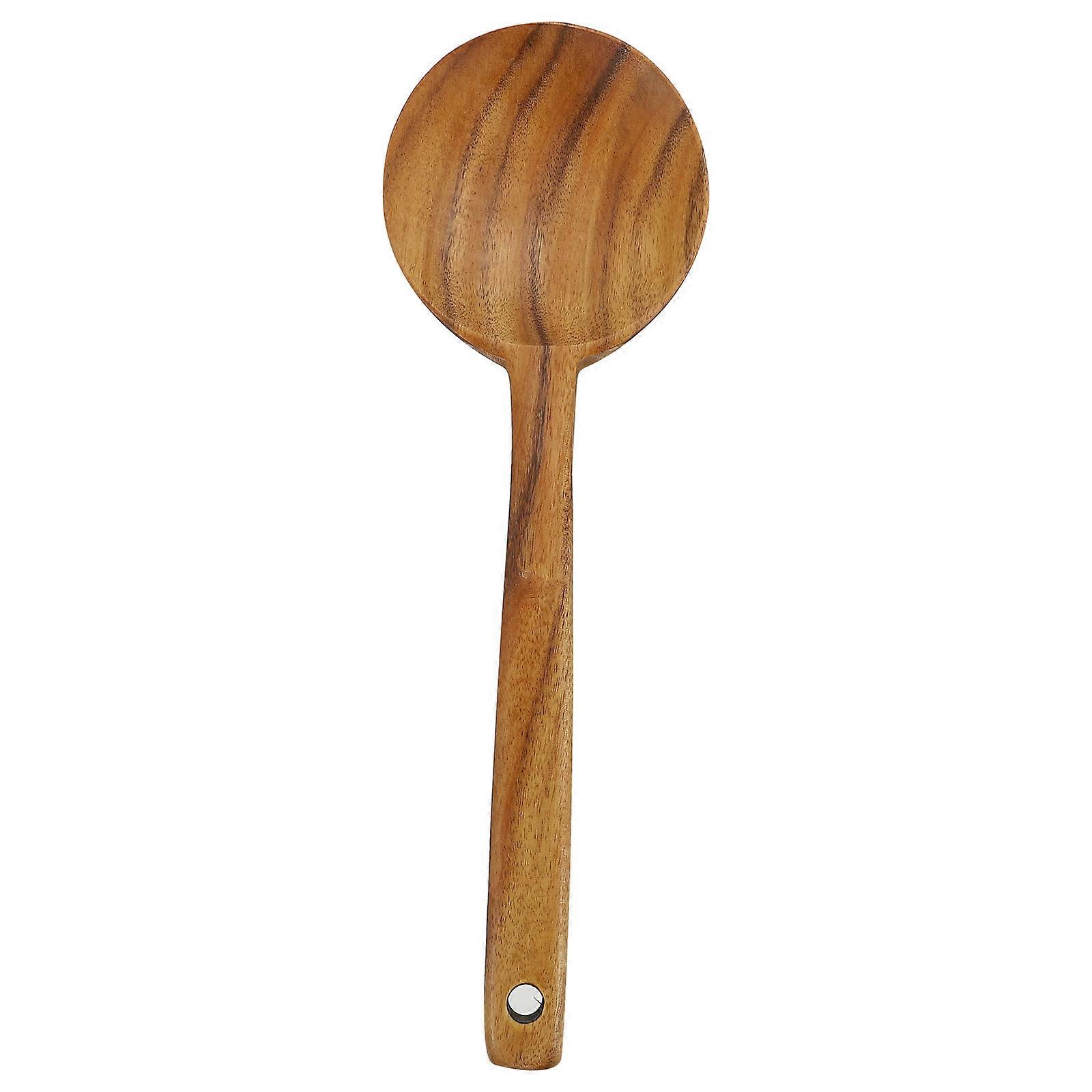 Multi Color Wooden Spoon for Kitchen Use Synthetic Material Sturdy and 7.87 Inches