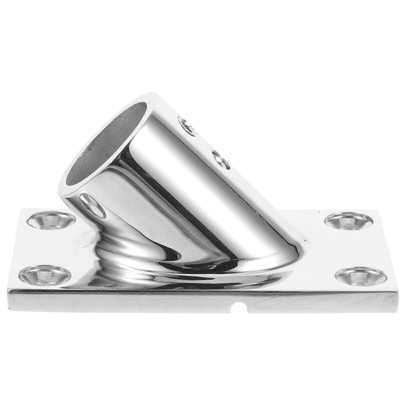 Stainless Steel Boat Rod Support Bracket for Home Use Silver Color Fits Various Scenes 1 Set