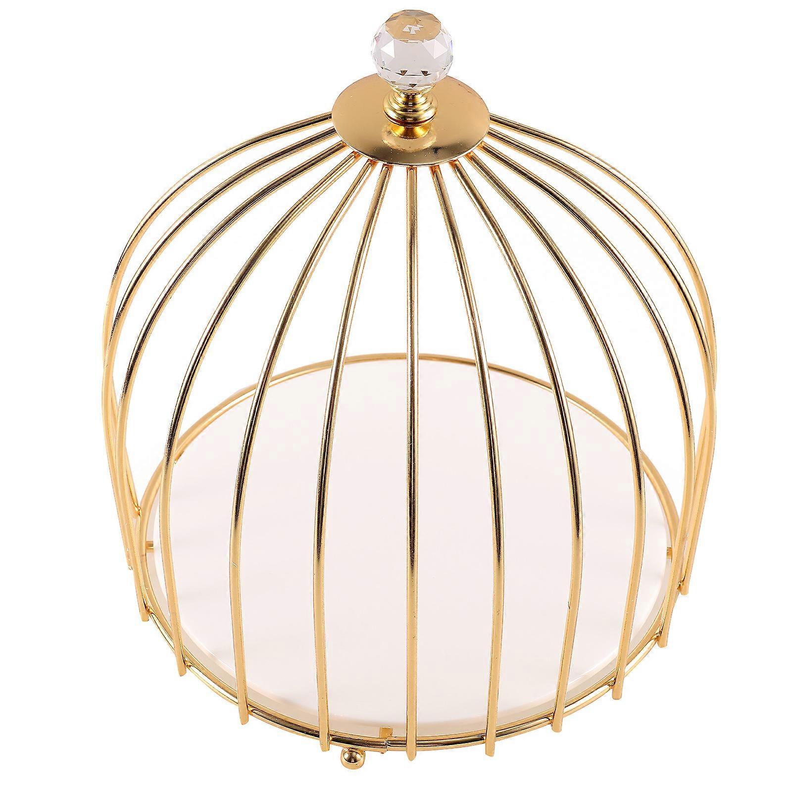Vogelkäfig Dessert Serviertablett Ideal für Partys und Hoteldisplays Einfaches Design 8,3 x 8,3 x 9,2 Zoll 1 Stück