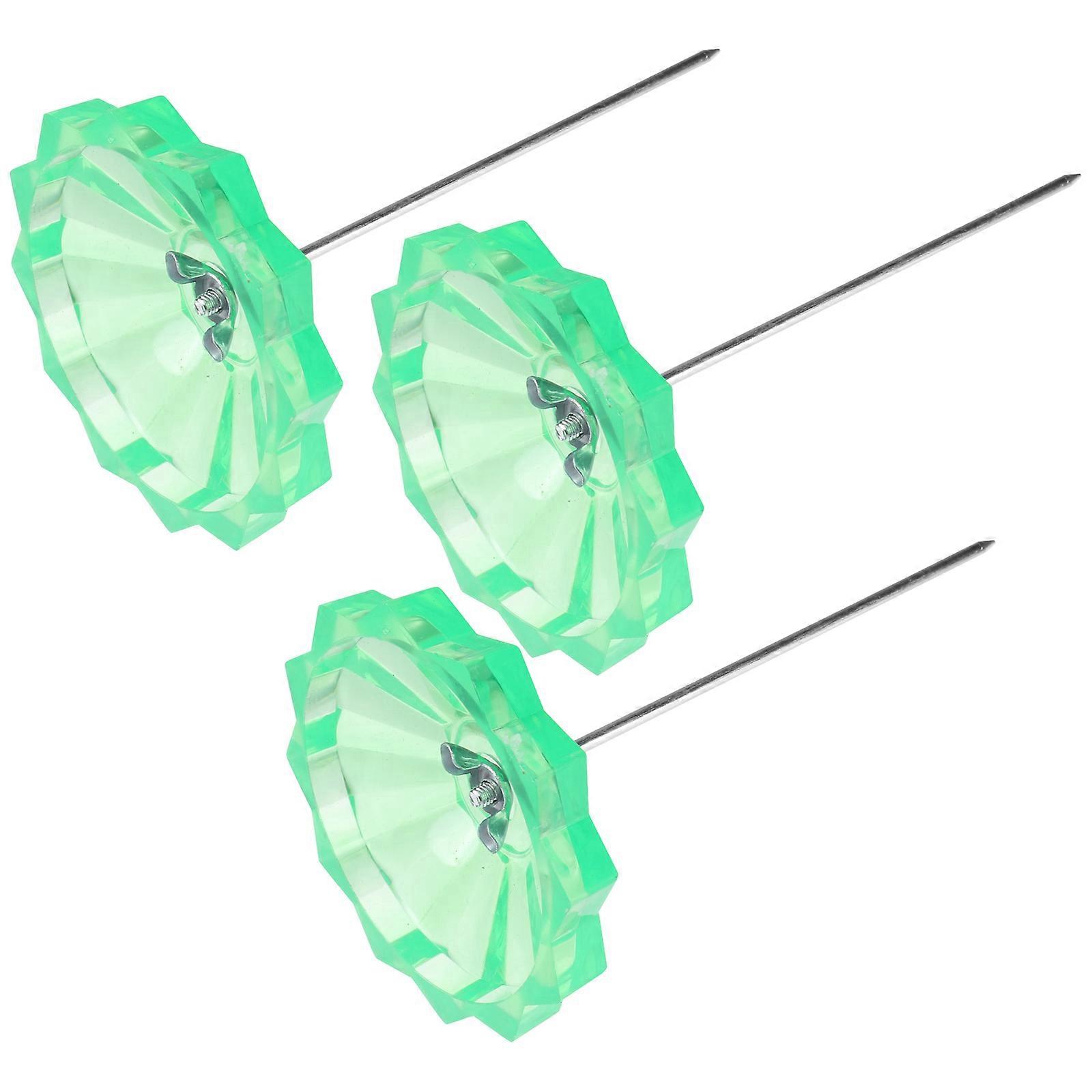 Spike Pole 3Pcs Light Green Plastic Memo Holder Versatile Item Holder for Home