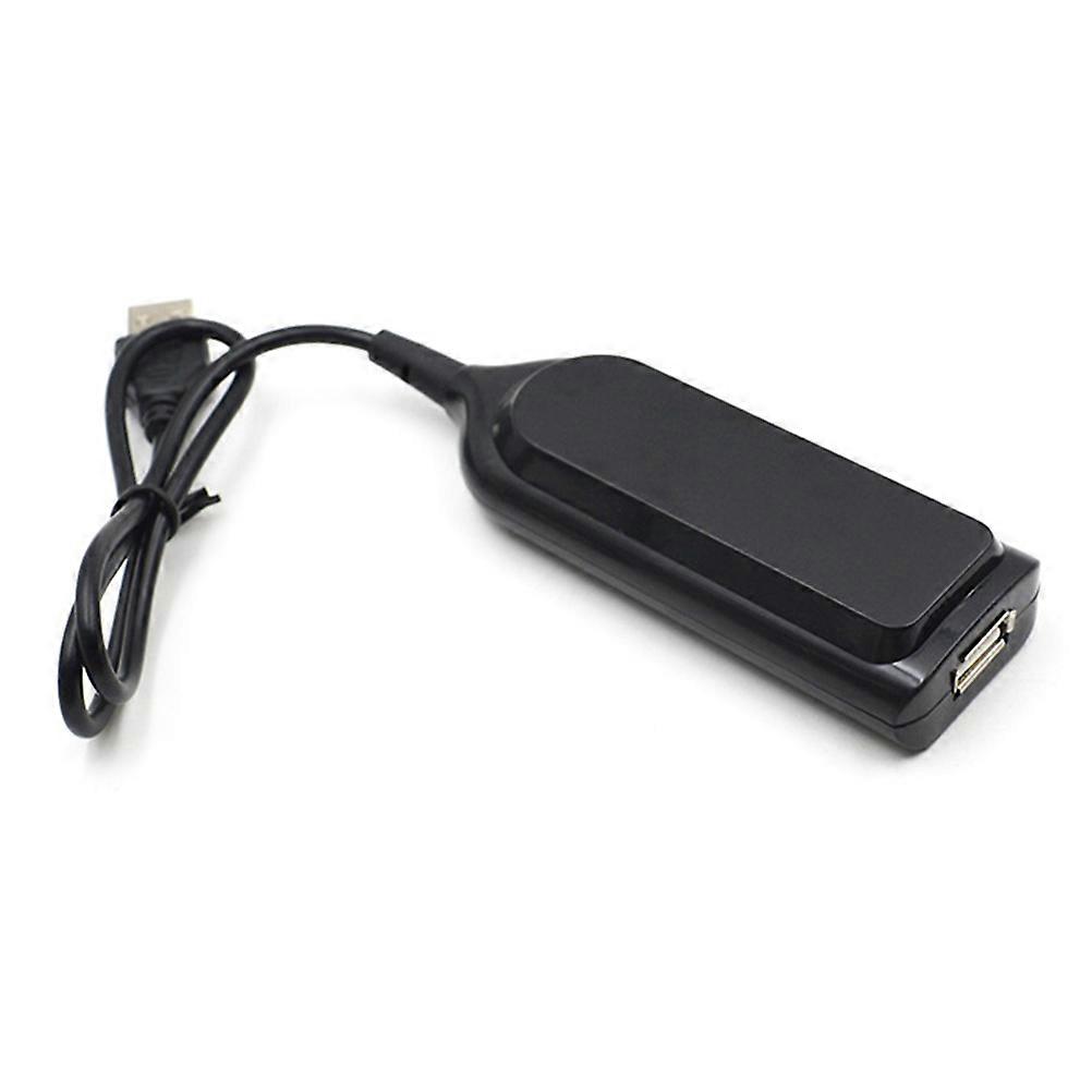 Hub di espansione dati USB 2.0 portatile Worgeous ad alta velocità per computer PC portatile 7 8 10 nero