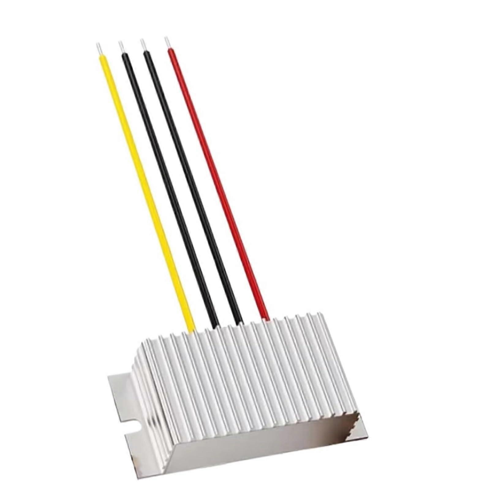 24V to 12V Buck Converter Waterproof DC-DC Step-Down Regulator For Cars 60W 15-36V Input 12V Output 2A Version