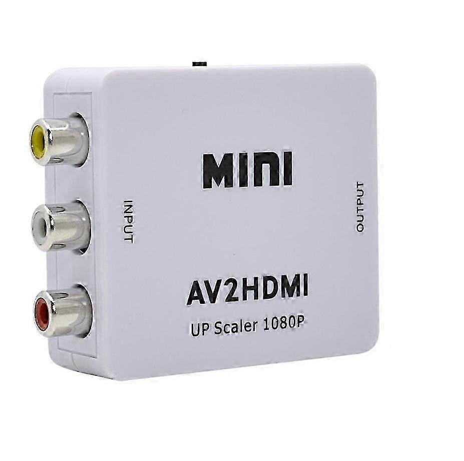 HDMI To AV 1080P Adapter-(3x RCA) NTSC/PAL Compatible