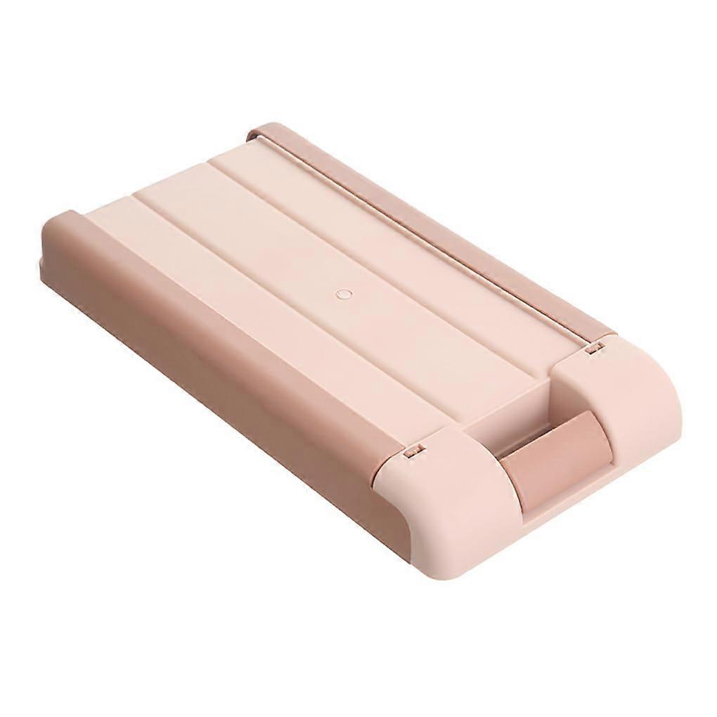 Plastic Desk Drawer Organizer for Pens and Stationery, Space-Saving Storage Solution, Pink, Ideal for Home Office and Bedroom
