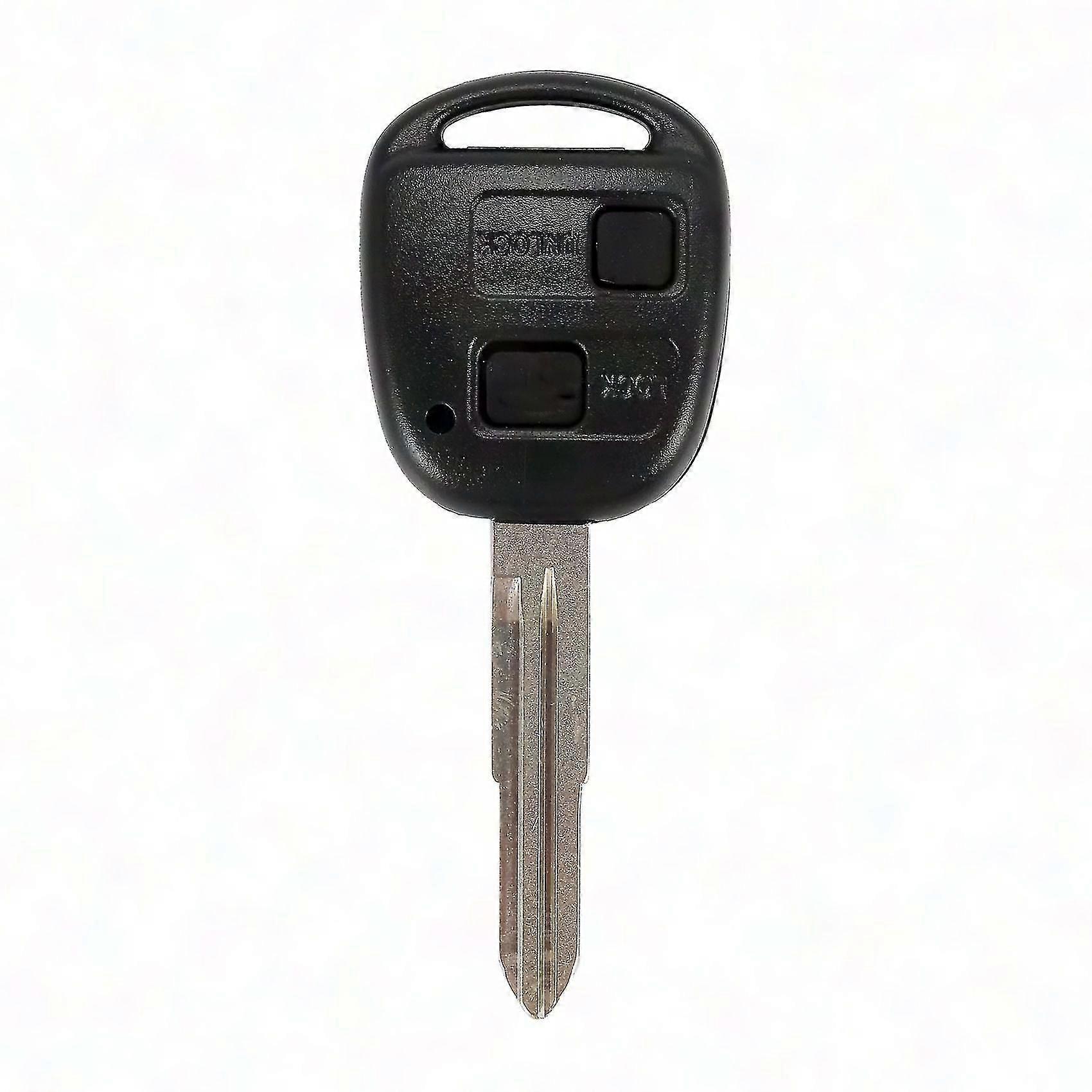 2 Button Remote Key Shell For  Yaris Key Fob Replacement Case Cover