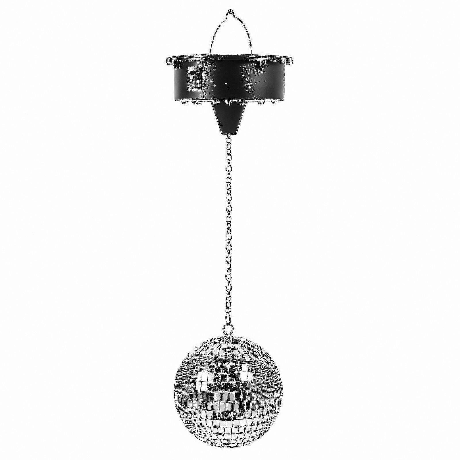 Rotating Mirror Ball Spotlight for Stage and Party Decor Hanging Disco Lighting Fixture