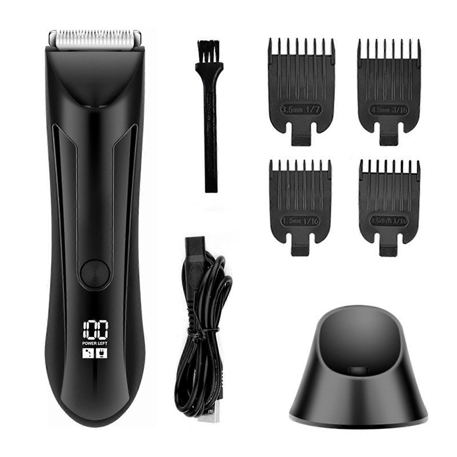 Electric Body Hair Trimmer Shaver Replaceable Male Hygiene Razors Clippers for Legs Armpits