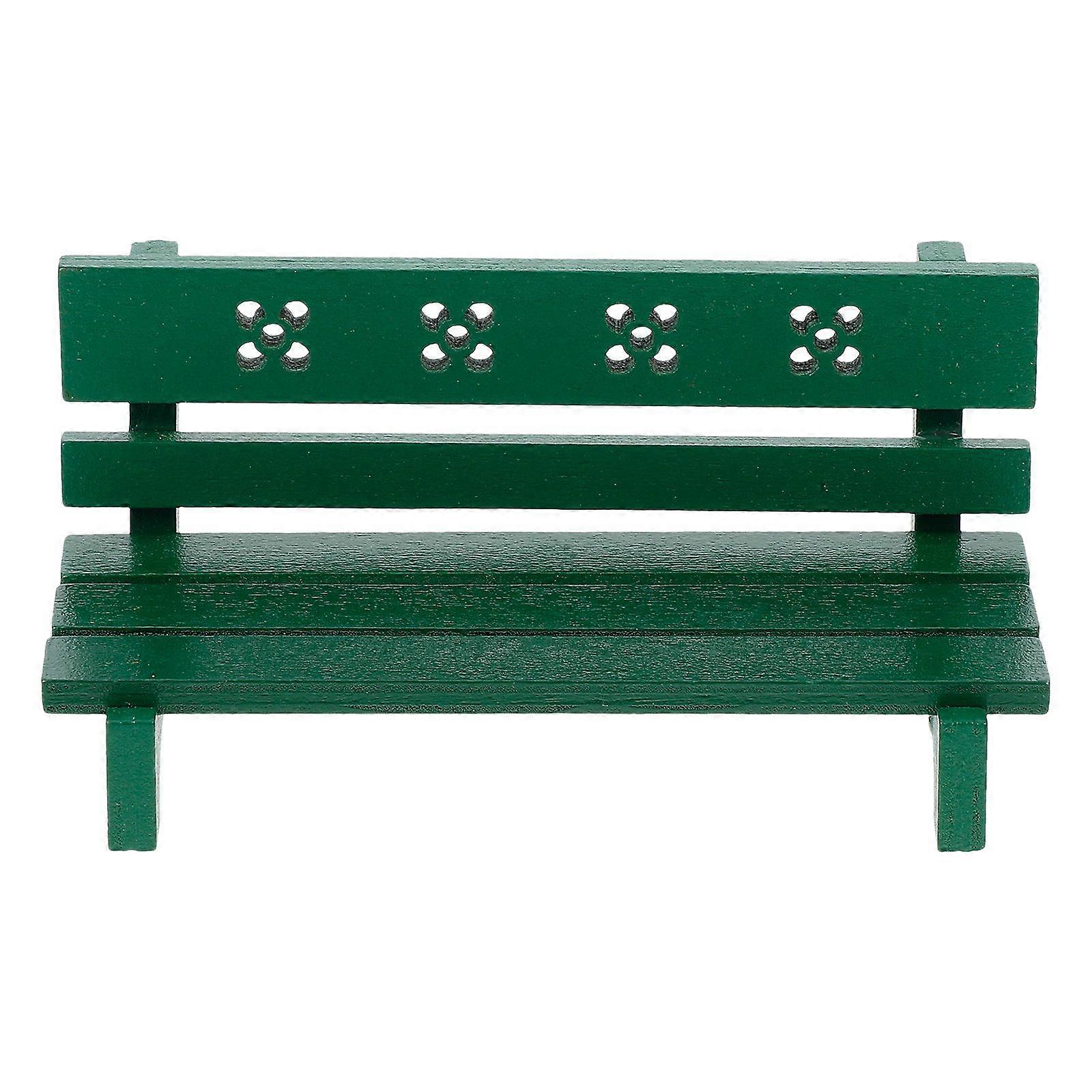 1pc Doll House Chair Model Mini House Scene Layout Props Simulation Chair Model