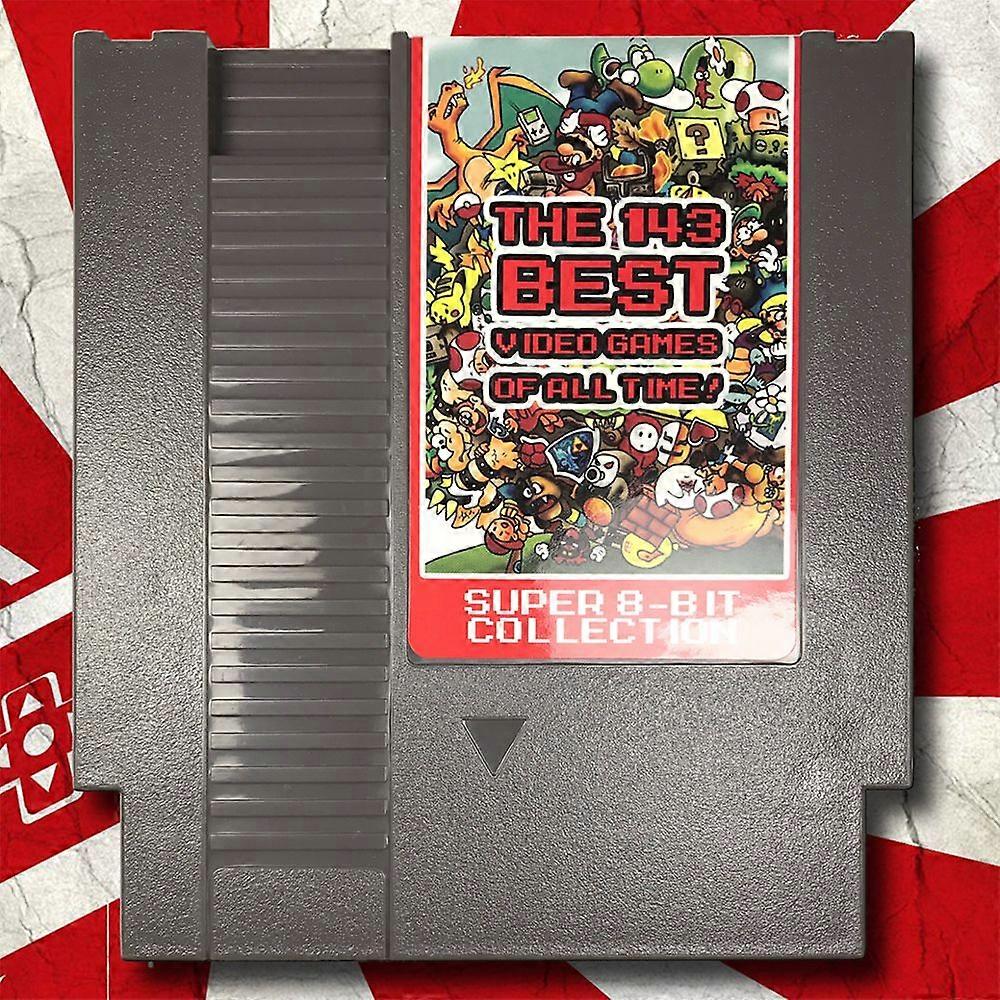 NES 143 in 1 Video Game Card 8 Bit 72 Pin Game Card with Battery Memory Function