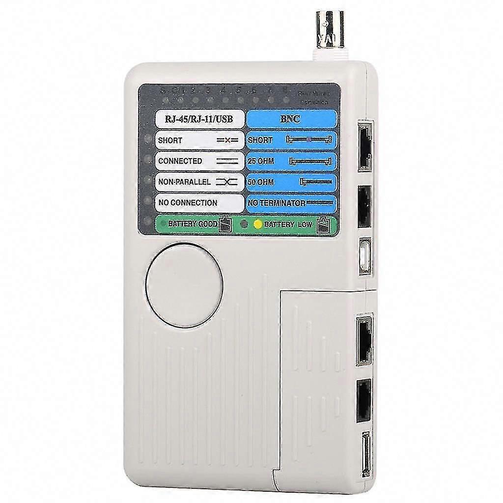 Remote RJ11 RJ45 USB BNC LAN Network Cable Tester for UTP STP Tracker Detector
