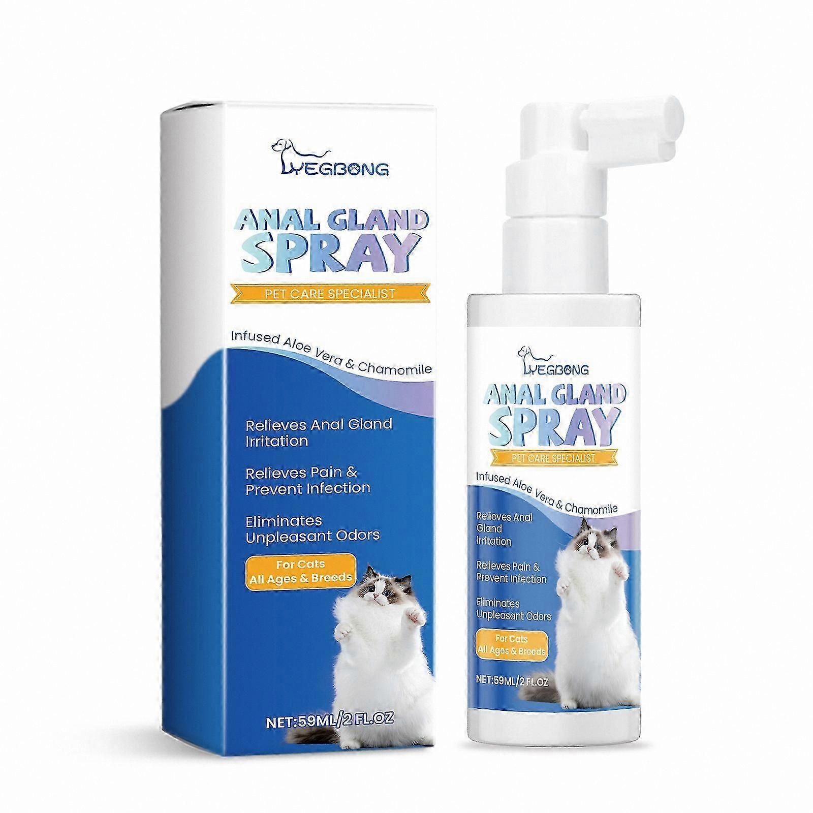 Peppermint & Tea Tree Oil Cat Odor Eliminator Spray - Freshening Solution for Feline Care