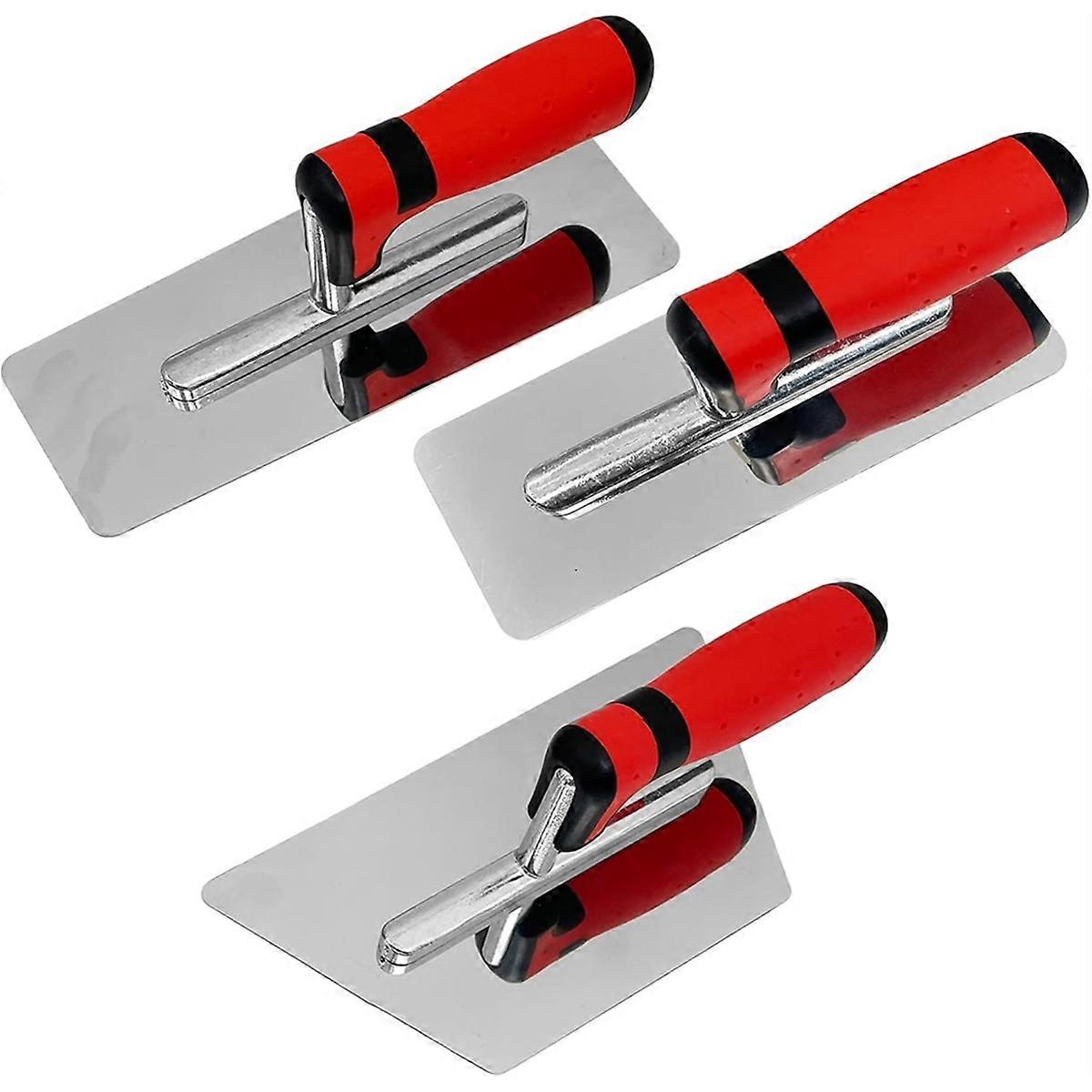 3 PC Stainless Steel Venetian Plaster Trowel Set