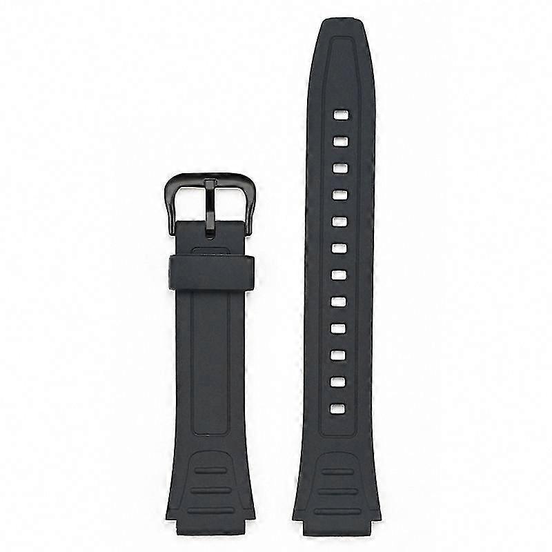 18MM Watch Band For W-800H F-91 W-218H Replacement Black Strap