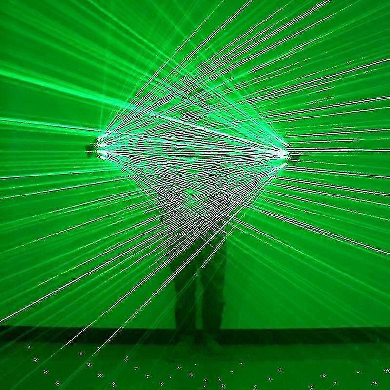 Grüne Laserhandschuhe, LED-Bühnen-Performance-Requisiten